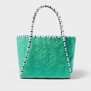 Roller Rabbit x Target - Star Geo Large Terry Beach Tote Bag Green